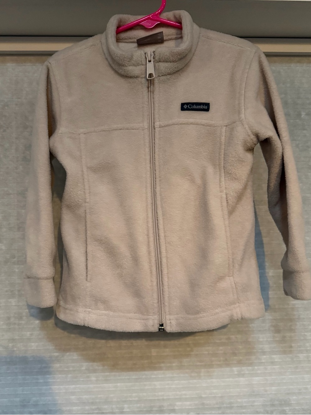Columbia Kids Cream Full-Zip Fleece Jacket